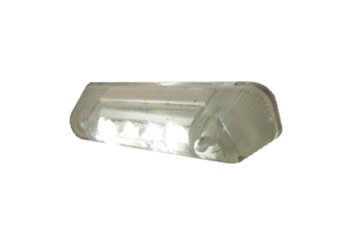 Rectangular LED front position light